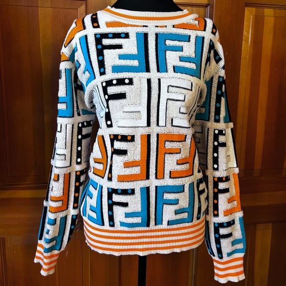 Multicolor Monogram Sweater - Picture 2 of 13